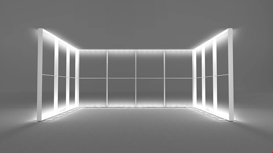 ILLUMiGO Backlit Exhibition Stands 3x4 U-Shape Booth - Image 5