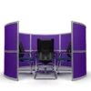 4 Person Round Office Meeting Booth 2.4m Wide 1 4 Person Round Office Meeting Booth 2.4m Wide -XL Displays 2400mm20Round20Meeting20Booth