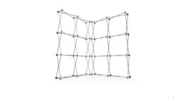 2m X 2m Fabric L-Shaped Pop Up Stand -XL Displays 2m x 2m Fabric L Shaped Pop Up Stand Lightweight Aluminium Frame With Velcro