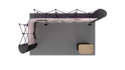 2m X 3m Exhibition Stand L Shape Linked Pop Up Stands -XL Displays 2m20X203m20Corner20Exhibition20Stand20Pop20Up20Stand