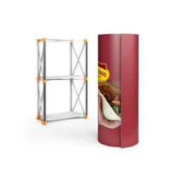 Pop Up Counter 2x1 -XL Displays 2x1 Pop Up Magnetic Counter Replacement Graphics Mini XLDisplays UK