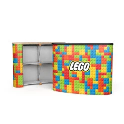 Pop Up Counter 2x2 -XL Displays 2x2 Pop Up Counta Promotional Counter Magnetic Front Back View 1