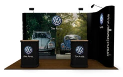 2m X 4m L-Shaped Linked Pop Up Display -XL Displays 2x4m L Shaped Linked Pop Up Display Right Front 11934 zoom