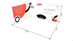 ILLUMiGO Lightbox Displays 3x4 Corner 14 ILLUMiGO Lightbox Displays 3x4 Corner -XL Displays 3m x 4m Portable Lightbox Display IllumiGo Dimensions