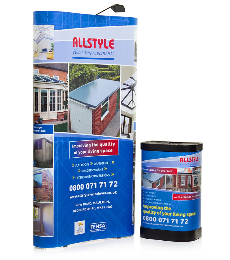 3x1 Double Sided Straight Pop Up Stand 3 3x1 Double Sided Straight Pop Up Stand