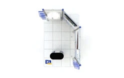 3m X 2m Centro Modular Displays -XL Displays 3x2m Centro Stand Plan View 95299 zoom