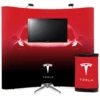 3x3 Pop Up Stand With Free Standing TV Stand -XL Displays 3x3 Pop Up Stand With Free Standing TV Stand