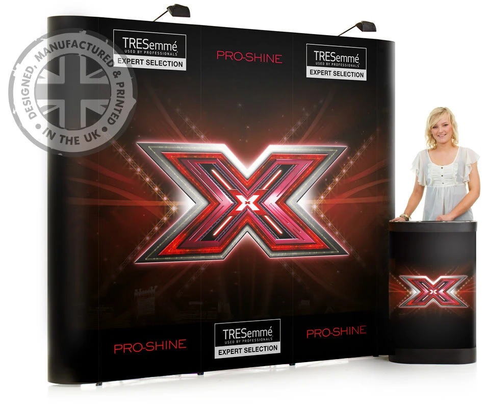 3x3 Pop Up Stand Including Frame Graphics Portable Carry Case And Spotlights - Image 11