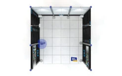 3m X 3m U-Shape Centro Exhibition Stand -XL Displays 3x3m Centro Stand Plan View 24946 zoom