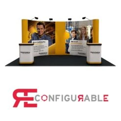 3m X 5m Linked Pop Up Display Stand Curve