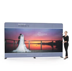 Formulate Straight Fabric Display Stand 4000mm