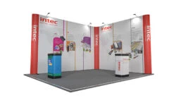 4m X 5m Linked XL Jumbo Pop Up Exhibition Backwall