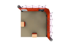 4m X 4m L-Shaped Linked Pop Up Display -XL Displays 4x4m L Shaped Linked Pop Up Display Right Plan View 58817 zoom