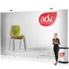 4x5 Jumbo Pop Up Stand -XL Displays 4x5 Pop Up Jumbo Display Stand Straight XL Displays 49405 zoom