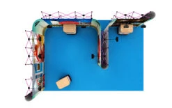 Linked Pop Up Exhibition Stand 4m X 6m -XL Displays 4x6 Linked Pop Up Exhibition Stand Plan View 48437 zoom