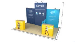 5m XL Jumbo Backwall Exhibition Stand -XL Displays 5m XL Jumbo Fabric Exhibition Stand