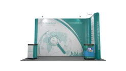 5m X 2m L-shaped XL Jumbo Linked Pop Up Display Stand -XL Displays 5m20x202m20L Shaped20Jumbo20Pop20Up20Display20Stand