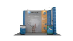 5m X 2m Exhibition Stand Backwall XL Jumbo Linked Pop Up Stand -XL Displays 5m20x202m20Linked20Jumbo20Pop20Up20Display