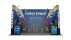 5m X 2m U-Shaped XL Jumbo Pop Up Backwall Exhibition Stand