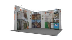 5m X 5m XL Jumbo Pop Up Backwall Exhibition Stand