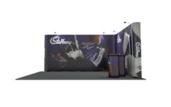 L-Shaped Linked Pop Up Stand 5m X 5m -XL Displays 5m x 5m L Shaped Linked Pop Up Stand 30455 zoom