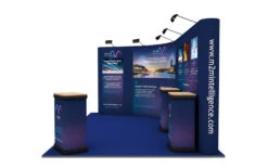 5m X 3m Curved Pop Up Stand Linked -XL Displays 5x3 Curved Pop Up Stand Linked Side 92632 zoom