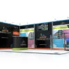 5m X 3m L-Shape Centro Display System -XL Displays 5x3m Centro Exhibition Stand L Shape 81905 zoom