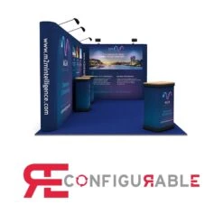 5m X 3m L-Shaped Linked Pop Up Stand
