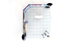 5m X 4m Modular Centro Exhibition Stands -XL Displays 5x4m Centro Stand Plan View 84189 zoom