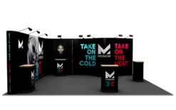 5m X 6m Linked Pop Up Exhibition Stand -XL Displays 5x6 Linked Pop Up Exhibition Stand Side 58619 zoom