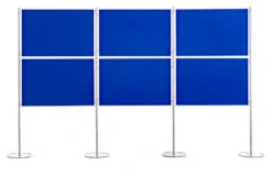 Pinnable 6 Panel And Pole Modular Display Boards -XL Displays 6 Panel Pole Display Boards Freestanding Exhibition Display Boards Modular Landscape