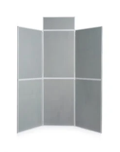 6 Panel Folding Display Board Including Header And Carry Bag -XL Displays 6 panel folding display boards grey 92754 zoom
