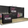 6m Modular Exhibition Stand Back Wall -XL Displays 6m Wide Stretch Fabric Backwall Display With Optional Pop Up Counters