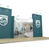 6m XL Jumbo Curved Exhibition Back Drop -XL Displays 6m XL Jumbo Curved Exhibtion Back Drop