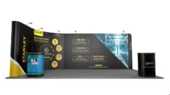 6m X 3m Linked L-Shaped Pop Up Display Stand