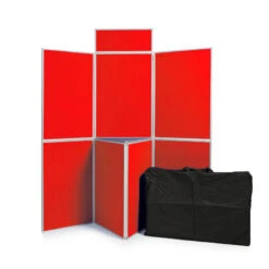 7 Panel Folding Display Board Inc. Header Shelf And Carry Bag