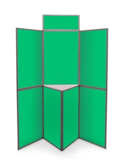 Heavy Duty Fabric 7 Panel Display Boards -XL Displays 7 Panel Heavy Duty Display Board Quince green 44275 zoom