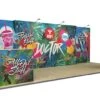 7m Fabric Exhibition Stand Pop Up Display Wall -XL Displays 7m Wide Conference Display Stand Fabric Pop Up