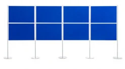Pinnable 8 Panel And Pole Portable Display Board 14 Pinnable 8 Panel And Pole Portable Display Board -XL Displays 8 Panel Pole Display Boards Freestanding Exhibition Large Display Boards Modular Landscape UK