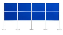 Aluminium 8 Panel And Pole Modular Display Board System -XL Displays 8 Panel Pole Display Boards Freestanding Exhibition Large Display Boards Modular Landscape UK 25425 zoom