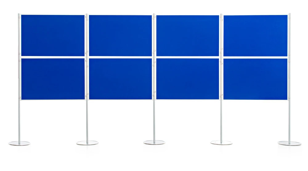 Aluminium 8 Panel And Pole Modular Display Board System - Image 5