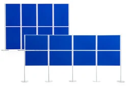 Pinnable 8 Panel And Pole Portable Display Board 12 Pinnable 8 Panel And Pole Portable Display Board -XL Displays 8 Panel Pole Display Boards Freestanding Exhibition Large Display Panels Modular UK