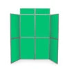 Heavy Duty Fabric 8 Panel Display Boards -XL Displays 8 panel Heavy Duty Display Board QuinceGreen 95554 zoom