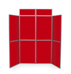 Heavy Duty Fabric 8 Panel Display Boards -XL Displays 8 panel Heavy Duty Display Board RED 13885 zoom