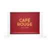 Adfresco® Cafe Barrier Printed Banner -XL Displays Adfresco Cafe Barrier Printed Banner 1200mm Cross Rails
