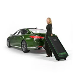 FABRILUX® XL LED Lightbox Backlit Exhibition Stand 2000mm X 3000mm High -XL Displays Backlit Exhibition Stand Lightbox 3m High in Trolley Case