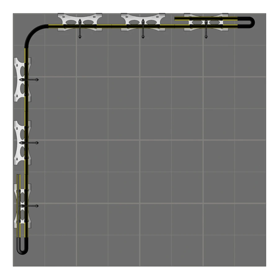 Twist 4m X 4m Open Flexible Exhibition Stand L-Shaped - Image 2