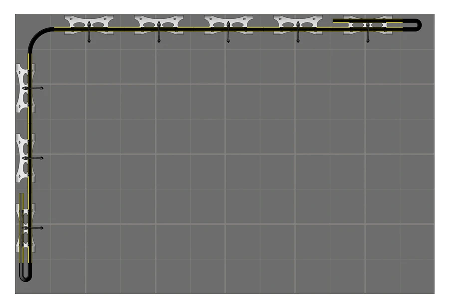 Twist 6m X 4m Open Flexible Exhibition Stand L-Shaped - Image 2