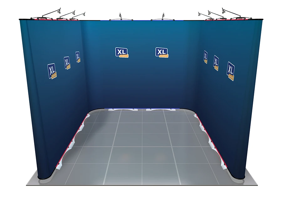 Twist Flexible Display Stand 3m X 3m U-Shaped
