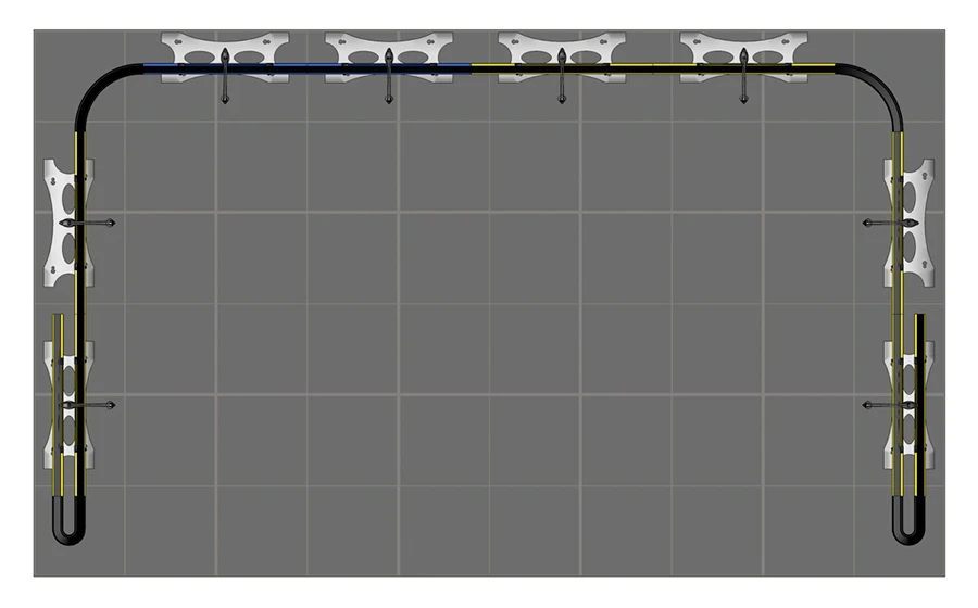 Twist U-Shaped Exhibition Stand 5m X 3m - Image 2